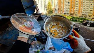 Как я зарабатываю лазая по мусоркам ? Dumpster Diving RUSSIA #90