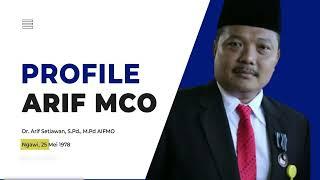 Profile Arif MCO - Masase Cedera Olahraga