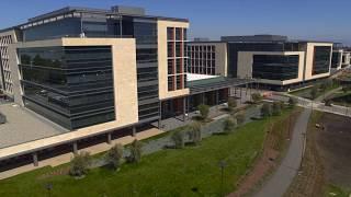 Aerial views of Stanford Redwood City