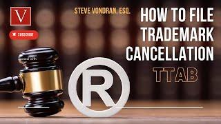 How to cancel trademark of another company on TTAB