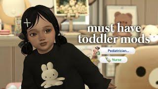 25+ must have toddler mods for better & realistic gameplay  | the sims 4