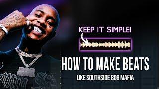 How To Make Simple CATCHY Beats Like Southside 808 | Fl Studio 21