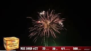 MAX LOAD #27 23 shots RK52427 | RIAKEO FIREWORKS