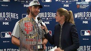 Bumgarner's HILARIOUS World Series MVP ceremony