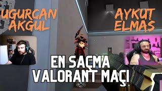 En Saçma Valorant Maçı | Uğurcan Akgül , Aykut Elmas Valorant Troll