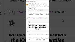 Code: Standard Deviations and MAD - Practical Datascience
