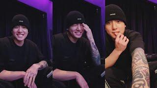 Jungkook did a mini concert on weverse live in his new house!?