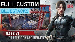 FULL Custom LAYOUT Call of Duty Mobile - SEASON 8 BR | BLUESTACKS (BLACKOUT MAP BR)