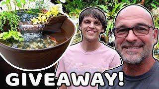 YOU Could Win an *AQUAGARDEN MINI POND KIT*