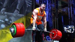 Strongman News | Ivan Makarov World Record Deadlift 501kg/1104lbs attempt