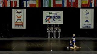 Rapla Tantsustuudio (EST) | Junior Pom Doubles Final ️ 2023 ICU EUROPEAN Cheerleading CC 