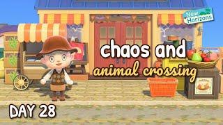 Totally normal chaos energy and talking about groceries  (DAY 28)  30 Days of Animal Crossing!