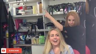 Suits - Behind the scenes Sarah Rafferty, Rick Hoffman and Amanda Schull Dancing