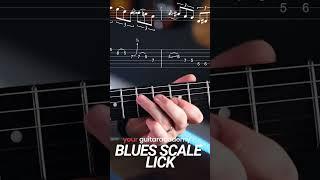 Try This Blues Scale Lick! #guitarlesson