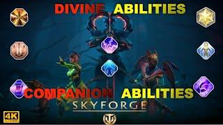 Skyforge : Divine & Companion Abilities