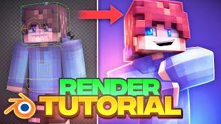 Minecraft Skinrender Tutorial! | Blender Tutorial