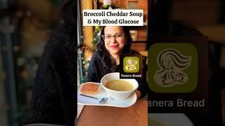 Broccoli Cheddar Soup & My Blood Glucose Levels #glucosemonitoring #diabetes #womenshealth