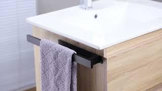 Sink Towel Trick // YIGII Towel Rod Black KS011 KS011L KS011H