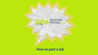 How to post a job
