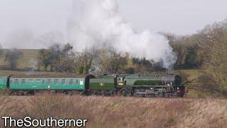 35005 "Canadian Pacific" performs test runs on the Watercress Line 01&06/03/2025