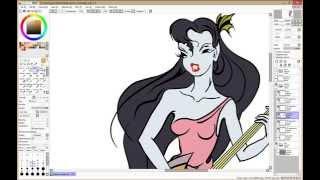 Paint tool SAI lessons  Работаем с вектором в САИ