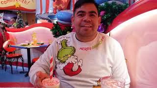 Vlog: Grinch and Friends Brunch and Green and Red Coconut Club Tour!