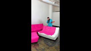 Painting a Leather Couch!