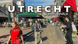 Utrecht Central Summer Walking Tour | Stroll Around In Utrecht with Me | 2023