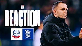 REACTION | Chris Davies | Bolton Wanderers 3-1 Birmingham City