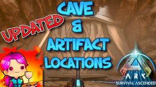 UPDATED CAVE ENTRANCE & ARTIFACT LOCATIONS - ASA - THE ISLAND