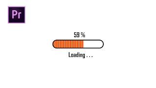 Create Smooth Loading Bar Animation in Premiere Pro | Tutorial