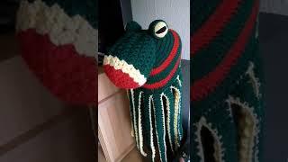 Crochet Octopus Beanie (Rasta)