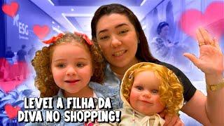 LEVEI A FILHA da DIVA no SHOPPING + rotina da noite