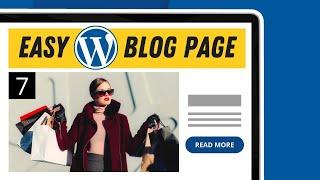 Create BLOG Page in WORDPRESS // Separate Blog Page WordPress Tutorial
