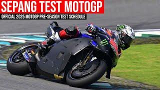 Sepang Test MotoGP - Official 2025 MotoGP Pre-season Test Schedule #motogptest2025