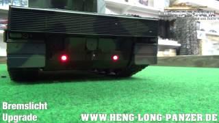 Bremslicht Upgrade fuer den RC Panzer Leopard 2 A6 von Heng Long