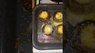 STUFFED MUSHROOMS WITH CHEESE OUT THE OVEN  #shorts #SUBSCRIBE #VIRAL #dantana773