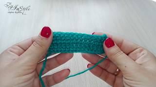 УДЛИНЕННЫЙ (ПАТЕНТНЫЙ) СТОЛБИК (crochet  patent stitch) ► Уроки вязания ► Крючком