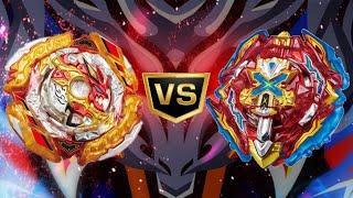 BEYBLADE BURST | BATTLE | BURST SPRIGGAN .S'.Qt'-8 vs XIPHOID XCALIBUR .Xn.Sw'-1