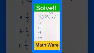 A Nice Algebra Problem | Can You Solve This?  #math