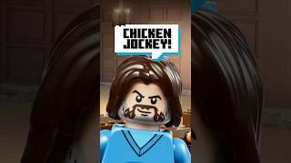 Chicken Jockey... in LEGO bricks?!  #Shorts