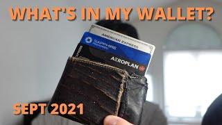 WHAT'S IN MY WALLET? (SEPT 2021) - How to Maximize Your Return on Spending