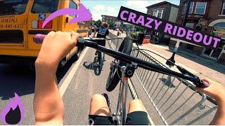 Wheeling Through The City With A Rideout! (Insane!)