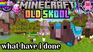 My Guinea Pig is TOO BIG  Minecraft OId Skool Let's Play Ep 12