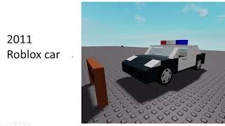 Roblox car evolution 2004-2021