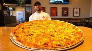 The Record For This 30" Pizza Challenge Is 8 minutes : Is It Beatable?