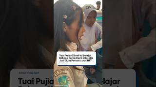 Siswa ini belajar Bahasa Korea demi jadi guru pertama dari NTT️️