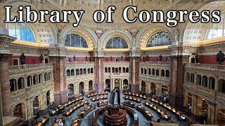 Free Tour of the Library of Congress in Washington DC | Gutenberg Bible & Thomas Jefferson's Books