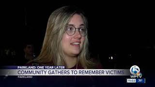 Parkland community honors victims of Marjory Stoneman Douglas High School shooting