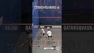 What a finish, Miguel Rodriguez  #sport #squash